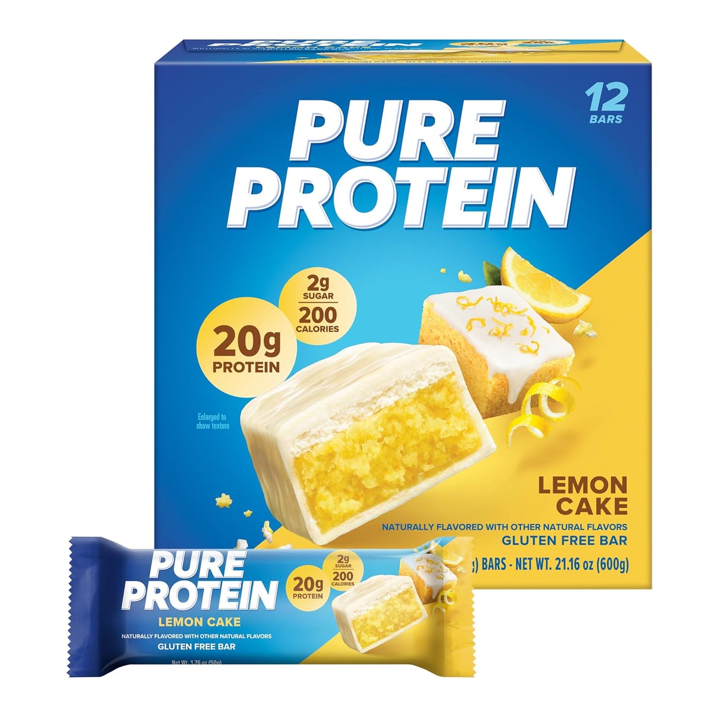 Pure Protein Bars – 20G Protein (12 Count) 