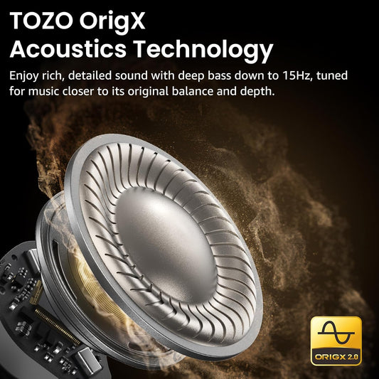 TOZO NC9 Hybrid Active Noise Cancelling Wireless Earbuds