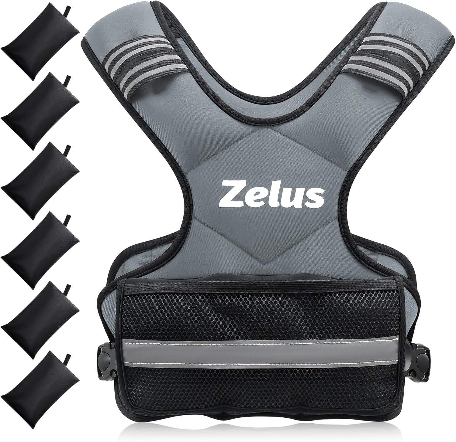 ZELUS Weighted Vest for Men and Women | 4-10Lb/11-20Lb/20-32Lb