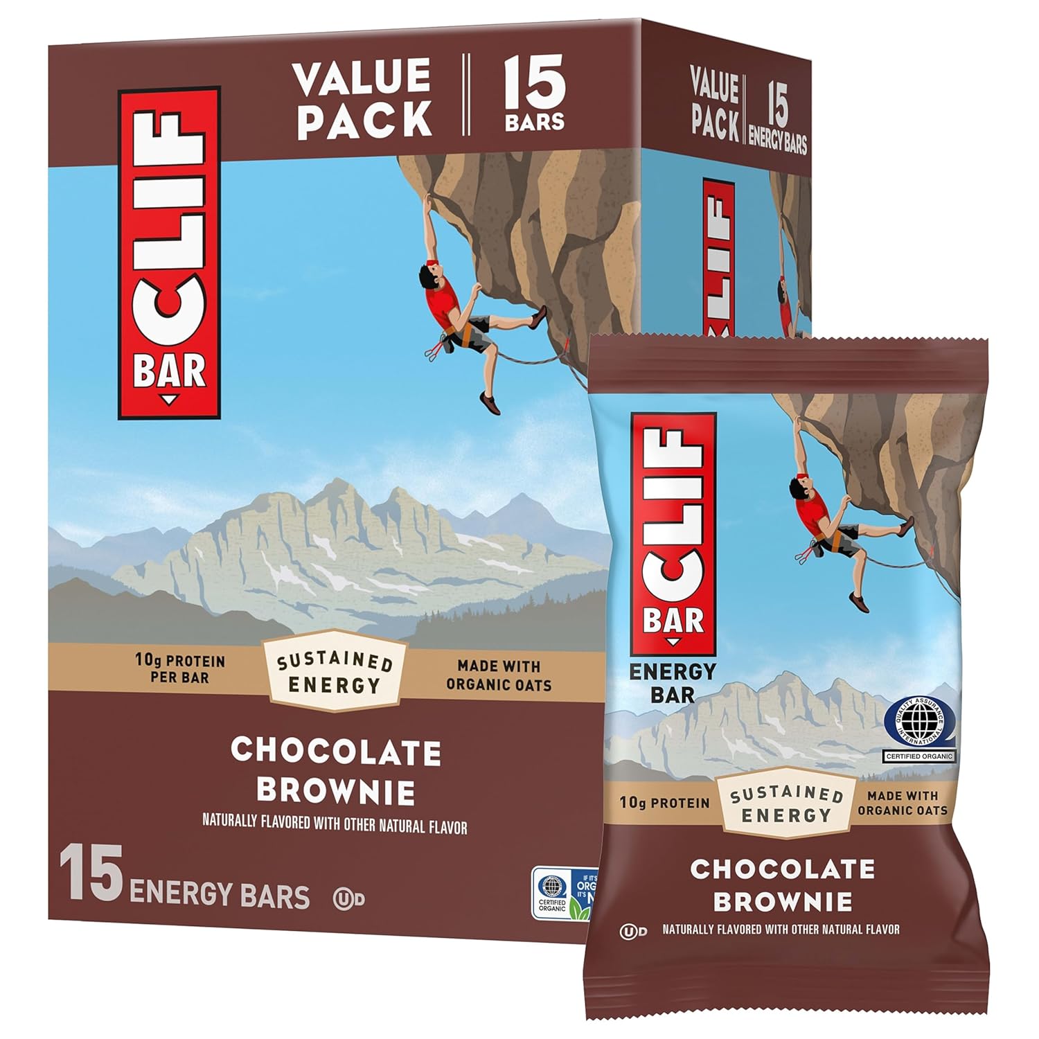 CLIF BAR - Energy Protein Bars - (15 Pack)