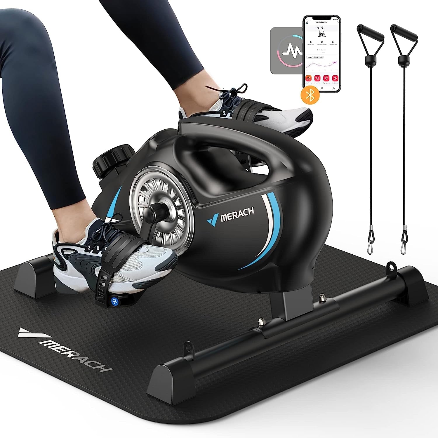 MERACH Under Desk Bike Pedal Exerciser