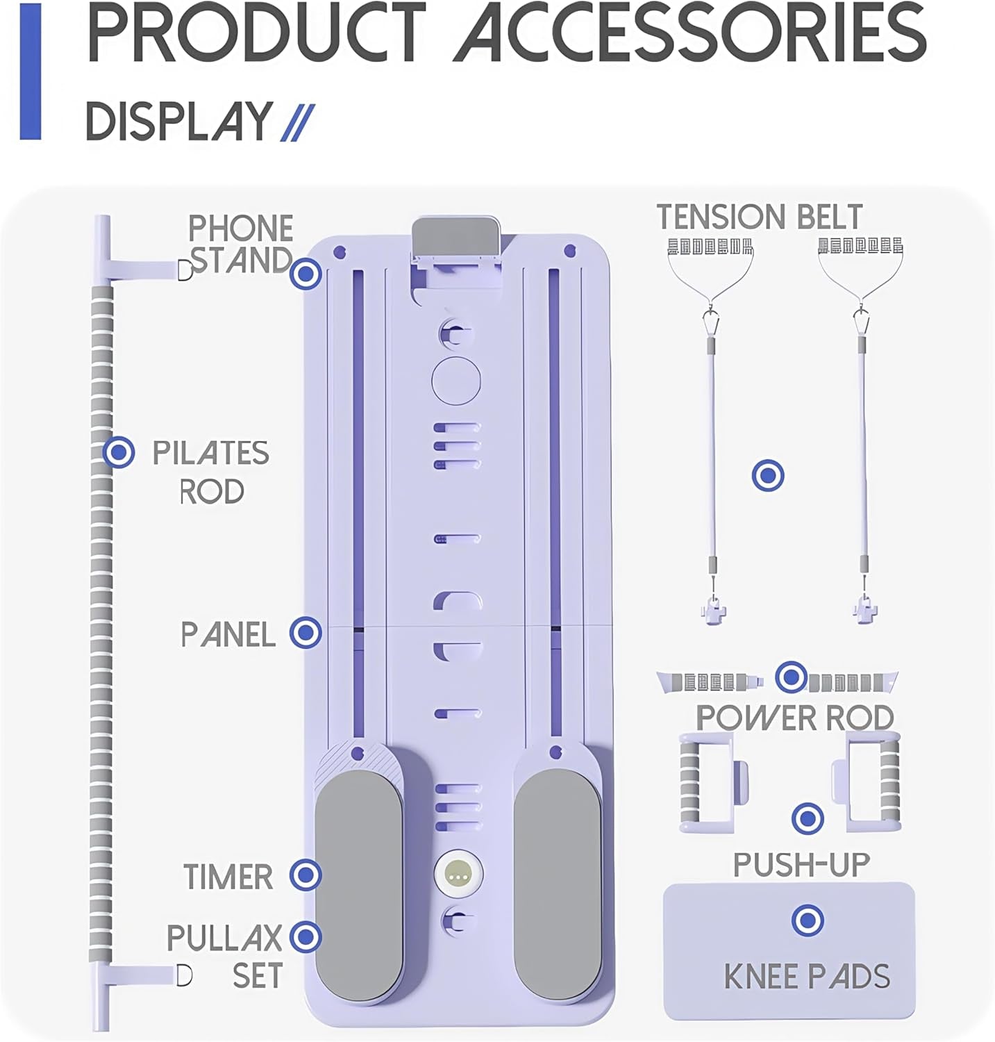 CroyVine Pilates Reformer Board for Home Workout