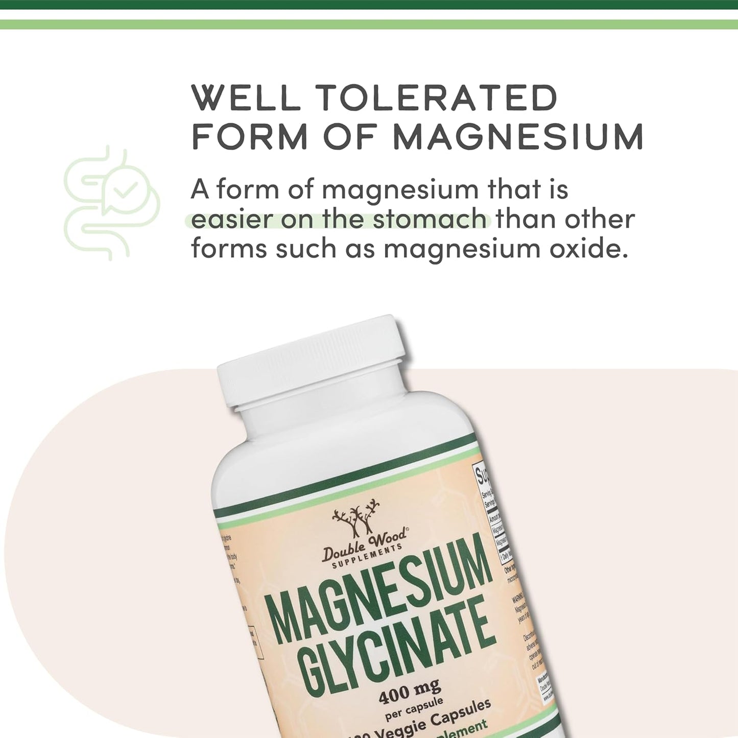 Double Wood Magnesium Glycinate 400Mg