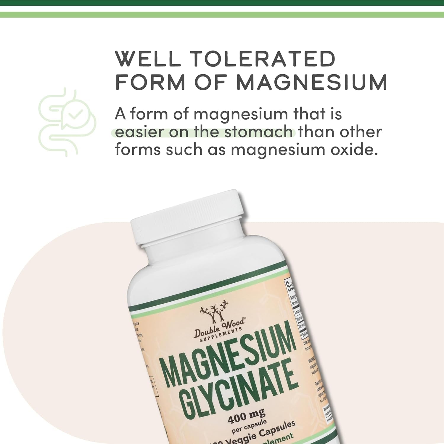 Double Wood Magnesium Glycinate 400Mg