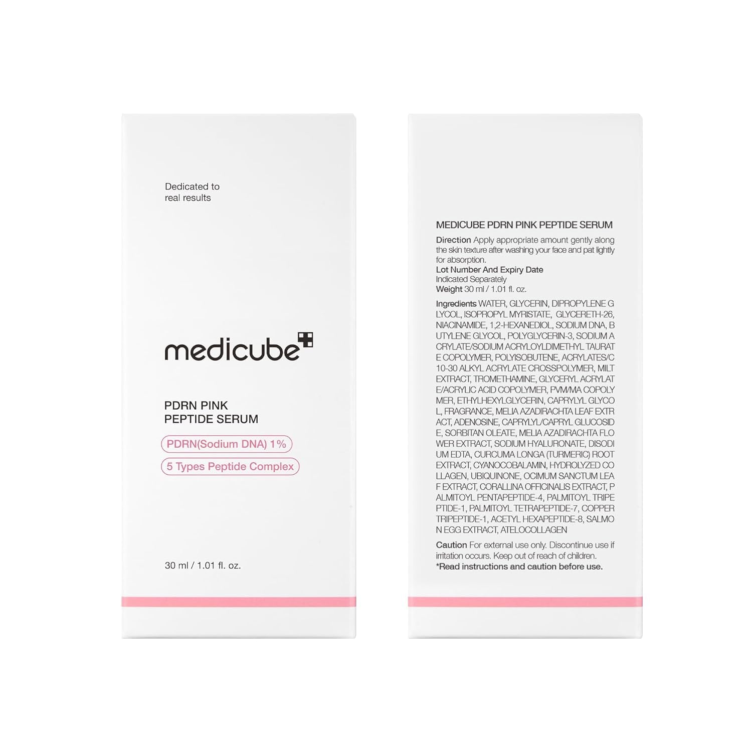 medicube PDRN Pink Peptide Serum with Salmon DNA