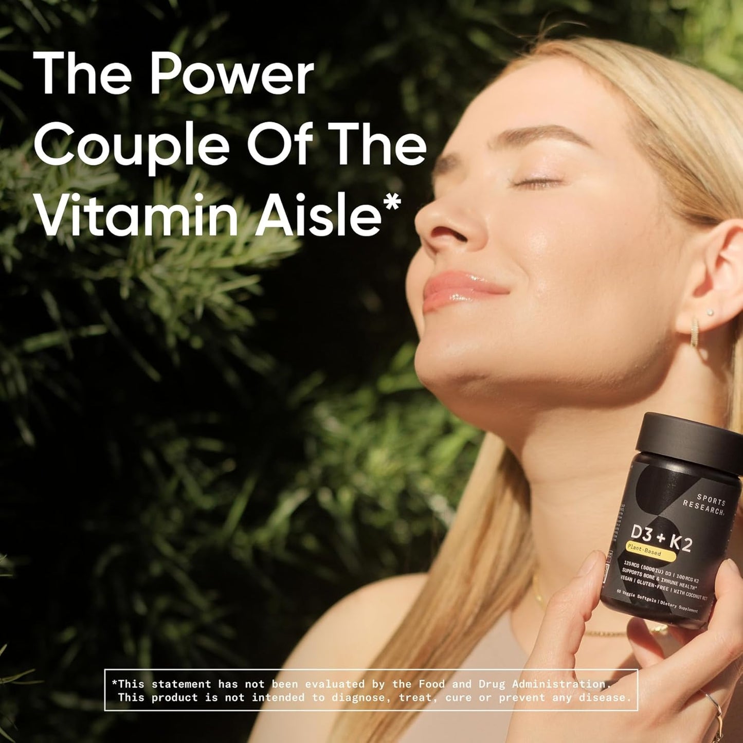 Sports Research Vitamin D3 + K2 W/ Coconut Oil