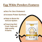 Orgnisulmte Egg White Protein Powder 8 oz