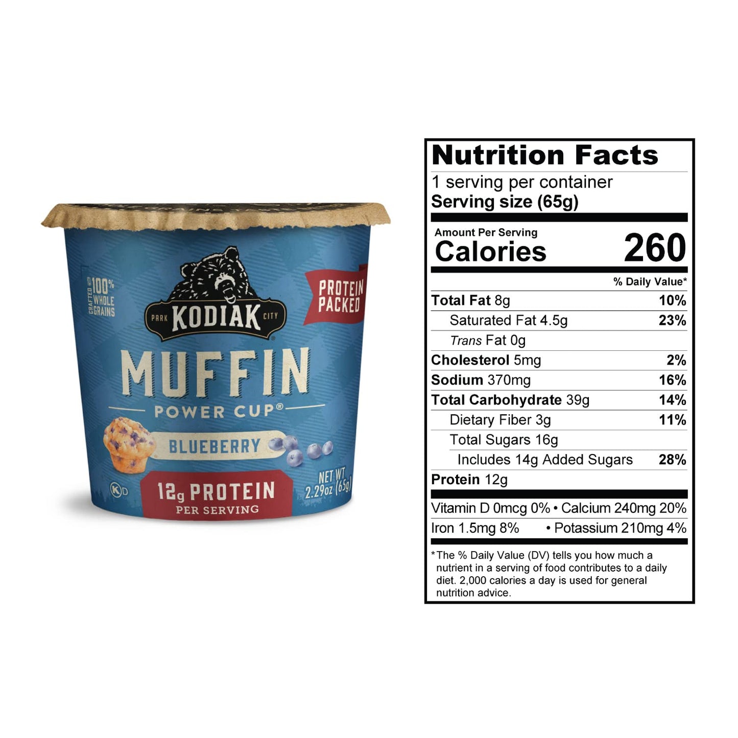 Minute Muffins, Mountain Blueberry (Pack of 12)