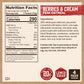 Kodiak Peak Instant Oatmeal Packets, Berries & Cream, High Protein (Total of 24 Packets)