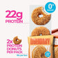 Protein Donuts - 22G Protein, Crumbly Cinnamon, Zero Sugar Snack - 8 Pack with Two Donuts per Pack