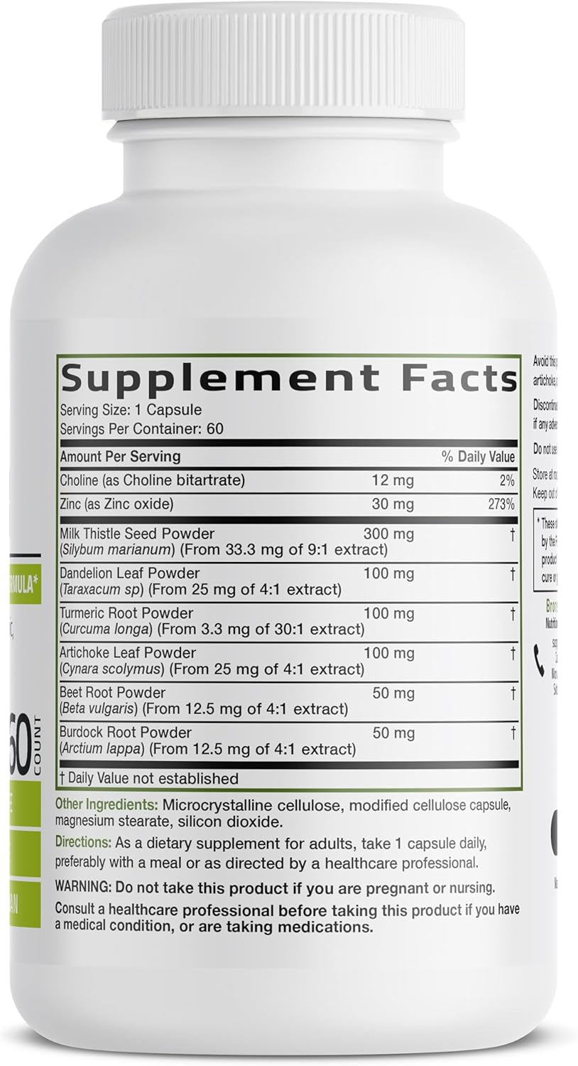 Bronson Liver Detox Advanced Detox & Cleansing Formula