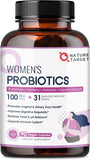 NATURE TARGET Probiotics for Women, 100 Billion CFU, 90 Veggie Capsules