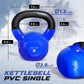 20 Pound Vinyl Coated Cast Iron Kettlebell