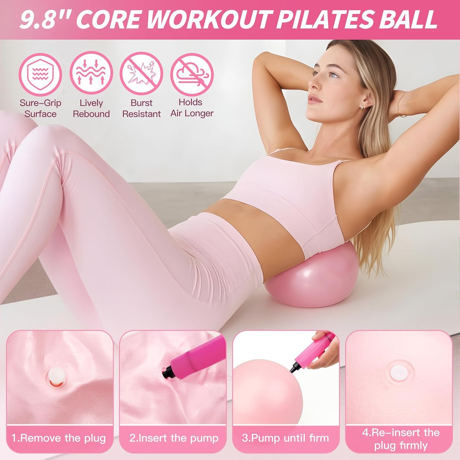 NANATI Pilates Kit, Home Pilates Workout Kit for Women