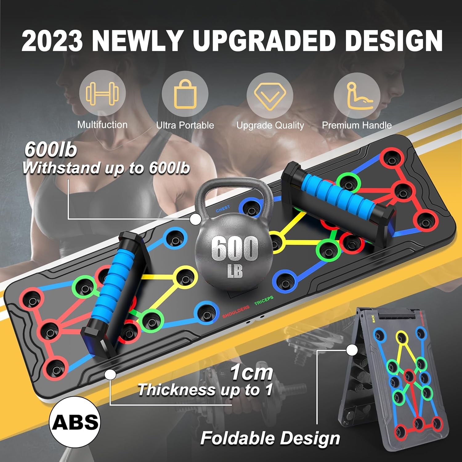 IUT Solid Push Up Board 15 in 1 Home Workout Equipment