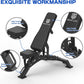 MAJOR FITNESS Weight Bench - 1300LBS Weight Capacity