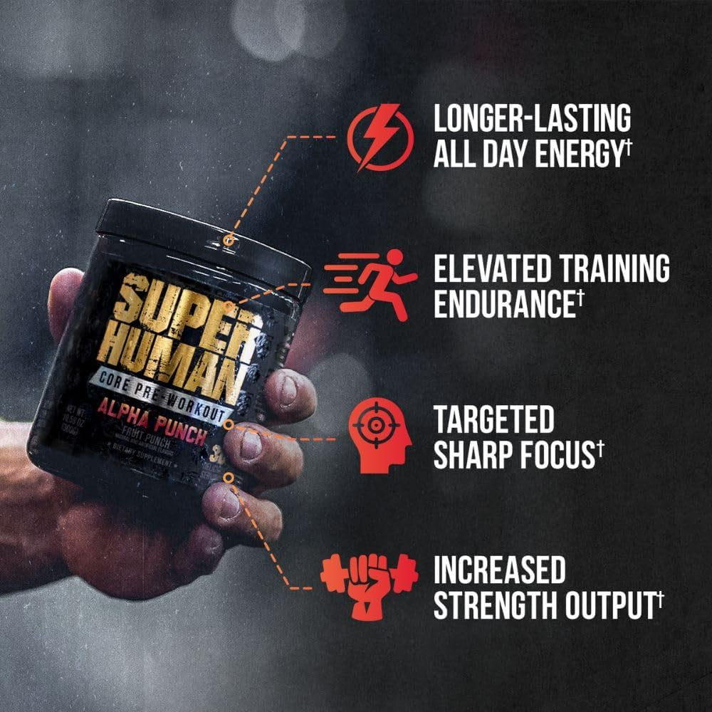 ALPHA LION Core Pre Workout Powder with Creatine
