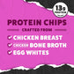 WILDE Protein Chips, Korean Sweet & Spicy, High Protein Snacks, Pack of 12