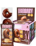 Protein Donuts - 22G Protein, Dipped Chocolate, Zero Sugar Snack - 8 Pack with Two Donuts per Pack