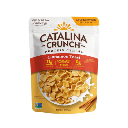 Catalina Crunch Protein Cereal - Cinnamon Toast - 9 oz. Bag (Pack of 1)