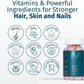 WEEM Hair Skin and Nails Gummies - Supports Healthy Hair