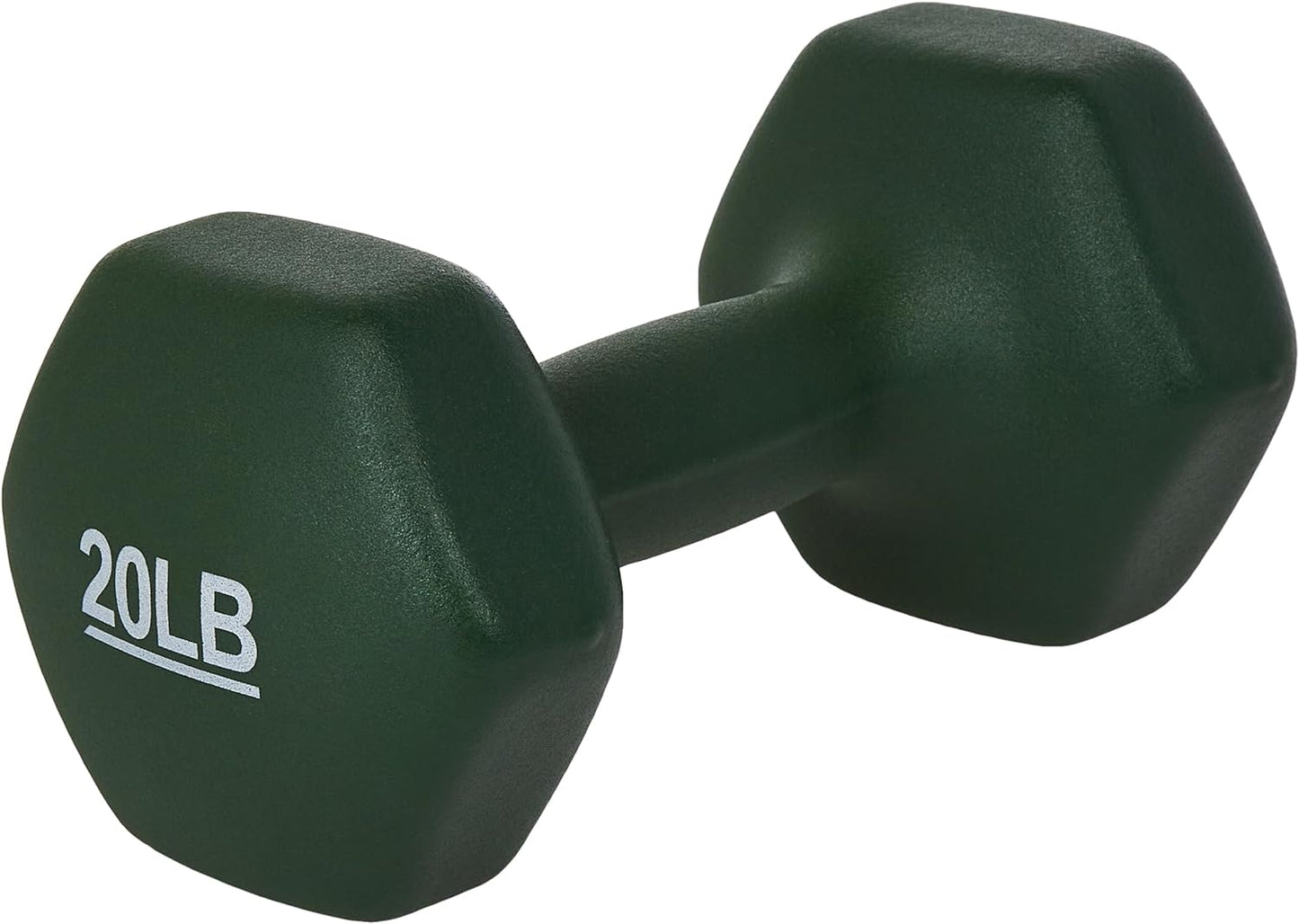 20 Pound Neoprene Dumbbell Hand Weights for Exercise