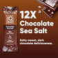 IQBAR Clean Plant Protein Bars - Chocolate Sea Salt - 12 Count