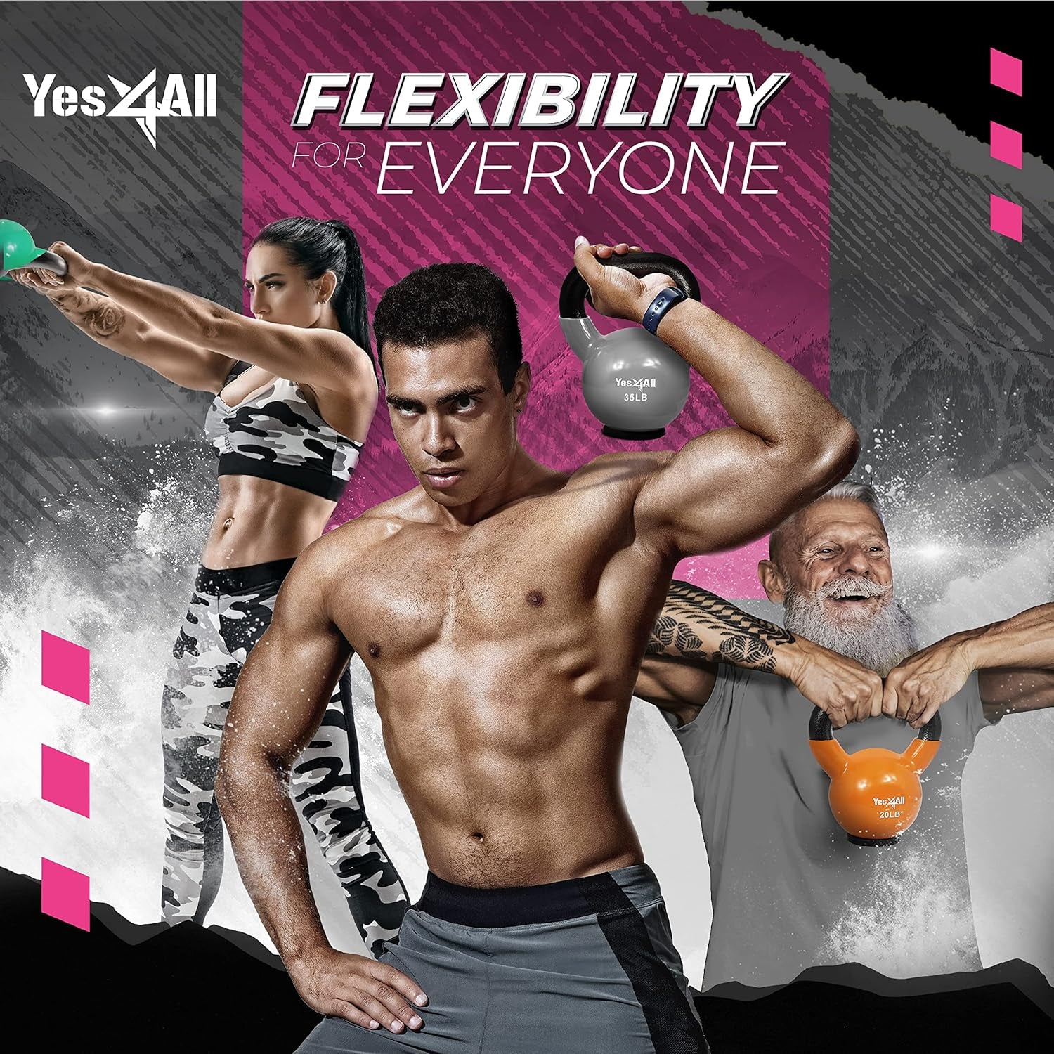 5 Pound Vinyl Coated Kettlebell