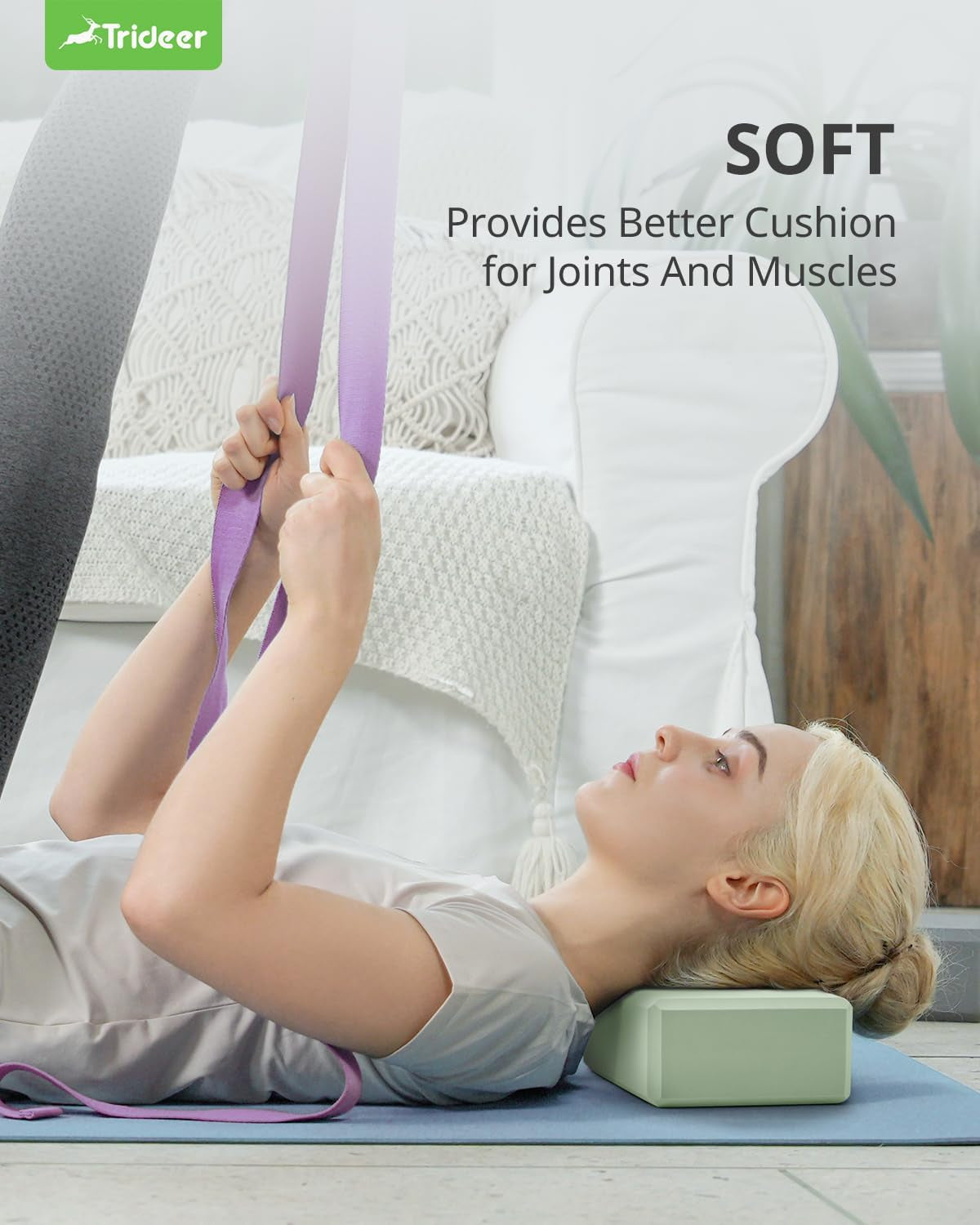 Trideer Yoga Blocks 2 Pack