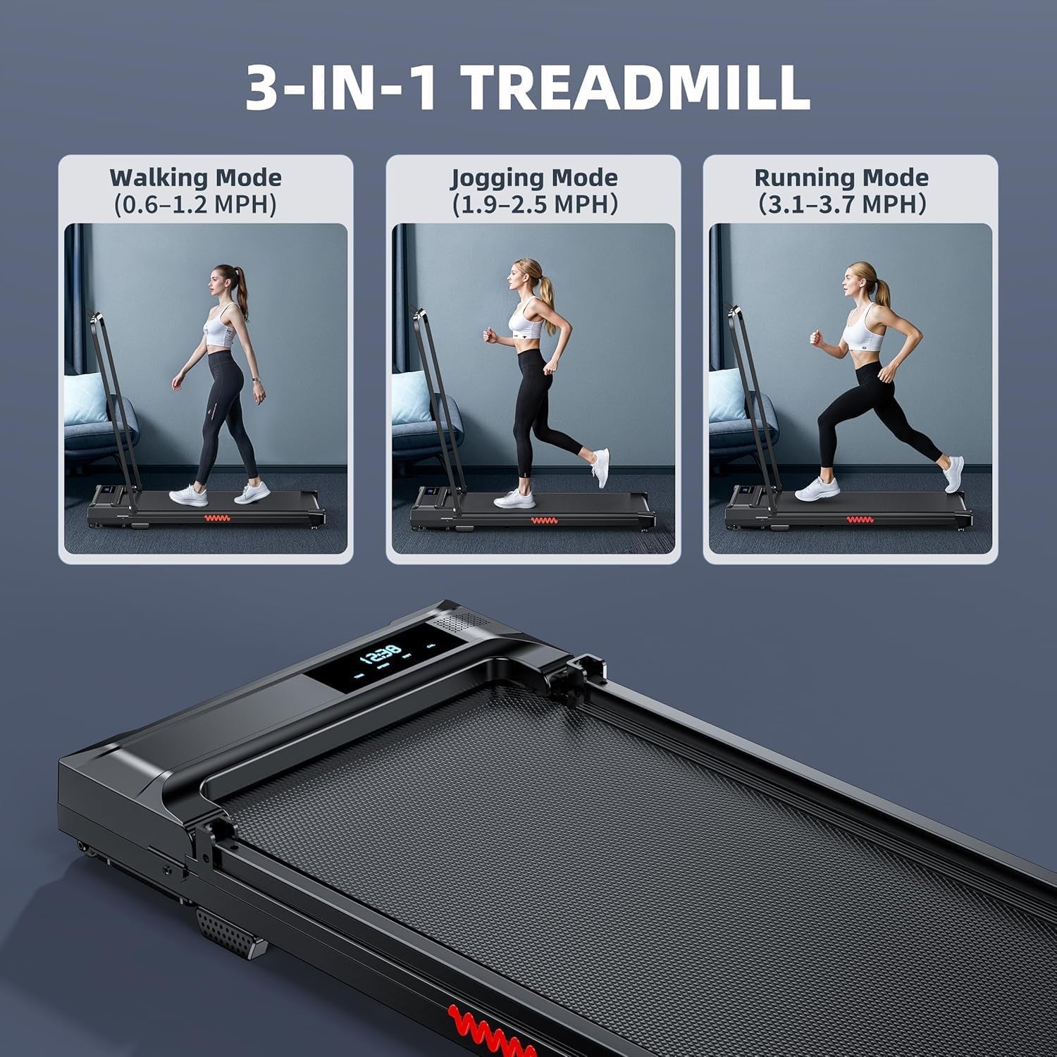 Ulfario Walking Pad Treadmill for Home