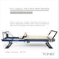 Tone Fitness Foldable Pilates Reformer – Portable Pilates Machine with Adjustable Resistance Bands
