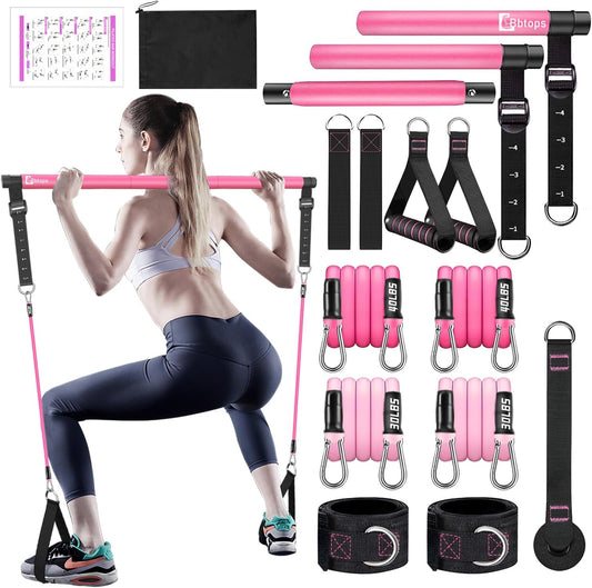 Pilates Bar Kit with Resistance Bands