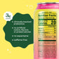 Bloom Pop Prebiotic Soda 12 Pack, Raspberry Lemonade Flavor, 12oz Cans