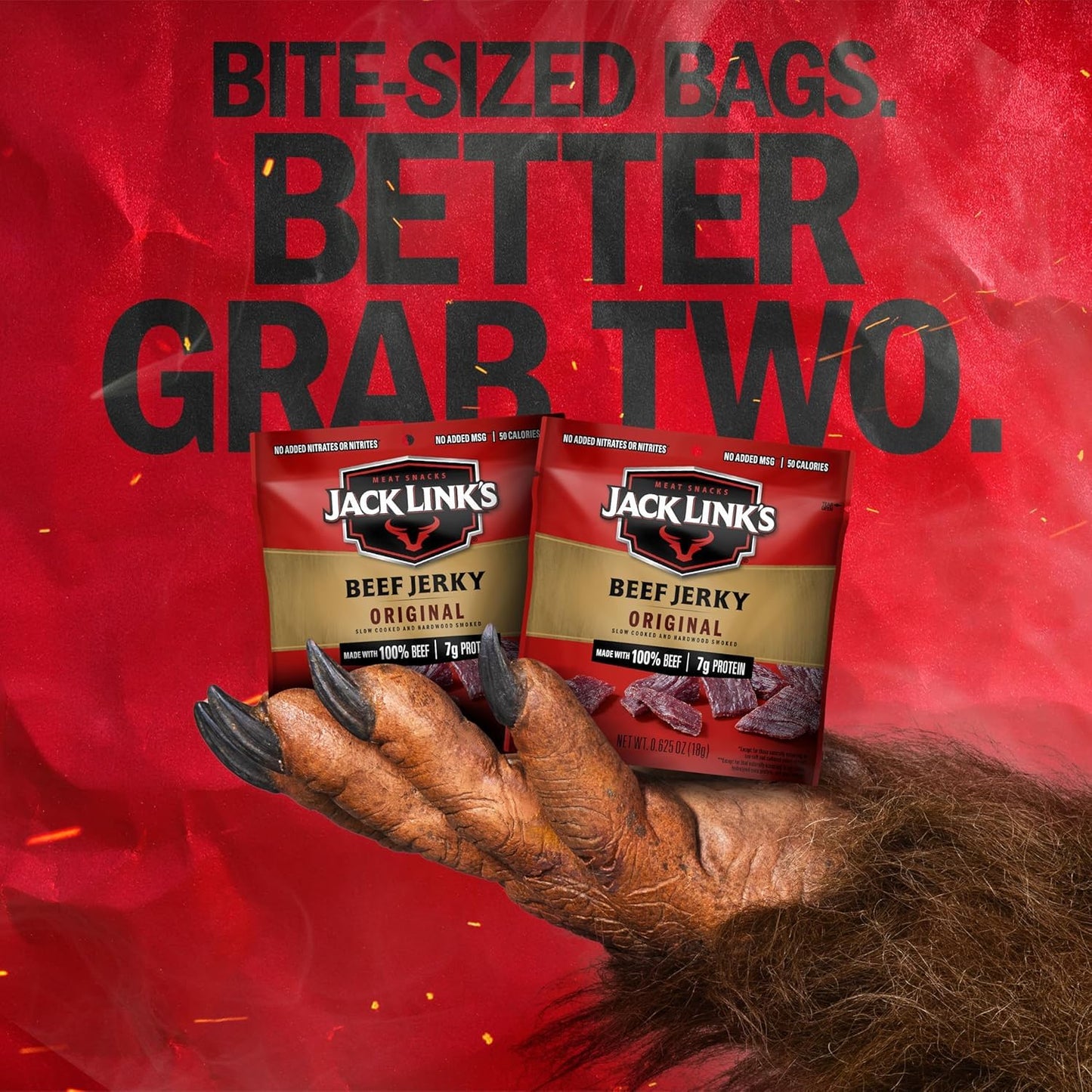 Jack Link's Beef Jerky, Original (Pack of 5)