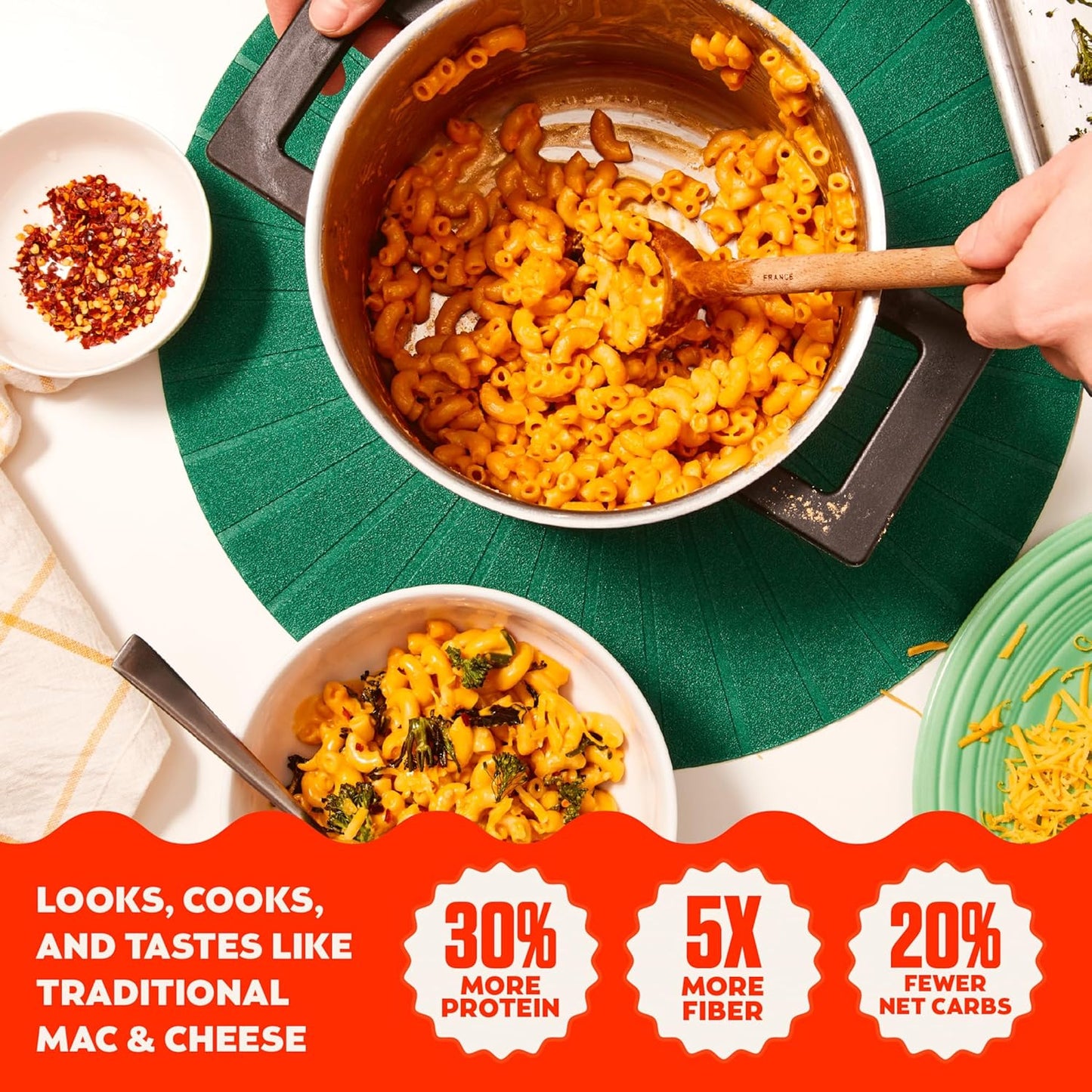 Banza Deluxe Elbows Mac and Cheese with Creamy Cheddar - High Protein and Gluten Free