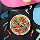 Trolli Sour Brite Crawlers, Cherry-Lemon, Strawberry-Grape & Orange-Lime, Gummy Worms