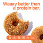 Protein Donuts - 22G Protein, Crumbly Cinnamon, Zero Sugar Snack - 8 Pack with Two Donuts per Pack