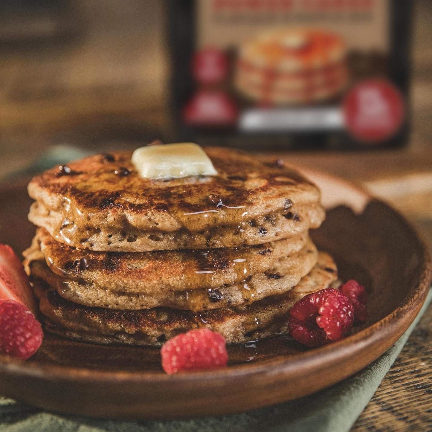 Kodiak Cakes Protein Pancake Power Cakes, Chocolate Chip (Pack of 6)
