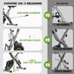 Goimu Exercise Bike, 5 in 1 Foldable Stationary Bike