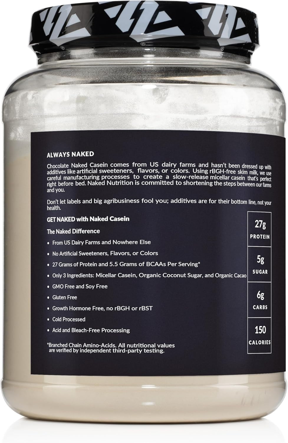 NAKED Casein - 2Lb Micellar Casein Protein