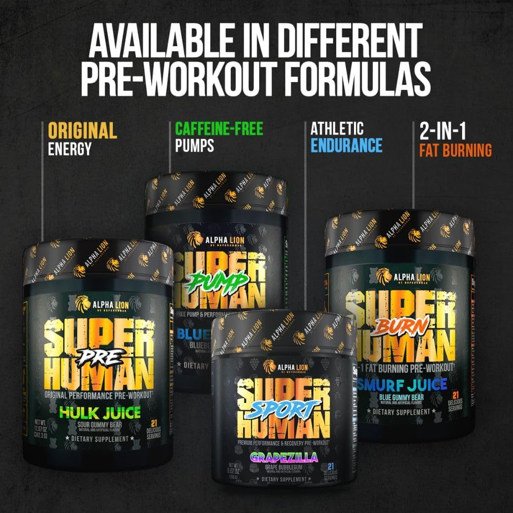 ALPHA LION Core Pre Workout Powder with Creatine