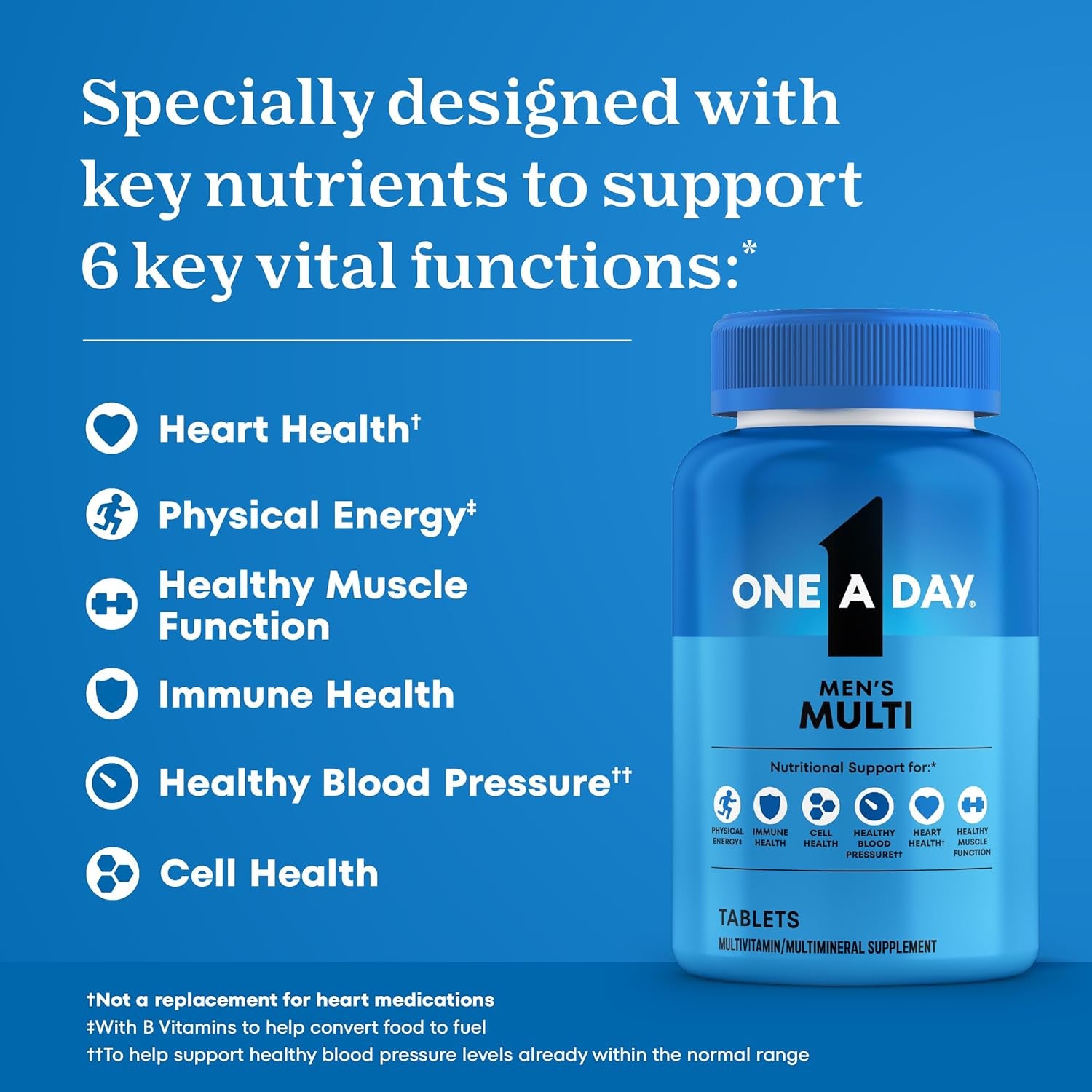 One A Day Multivitamin for Men - Daily Mens Multivitamins