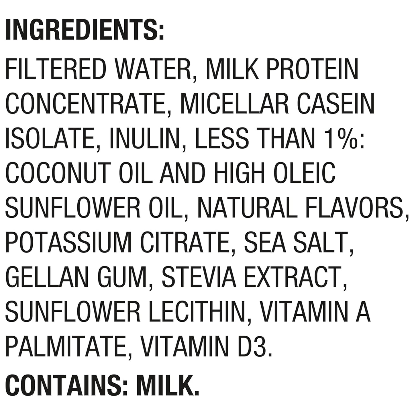 Oikos Protein Shake, Vanilla, 30G High Protein Drinks, 12 Fl oz Bottle, 12 Count​