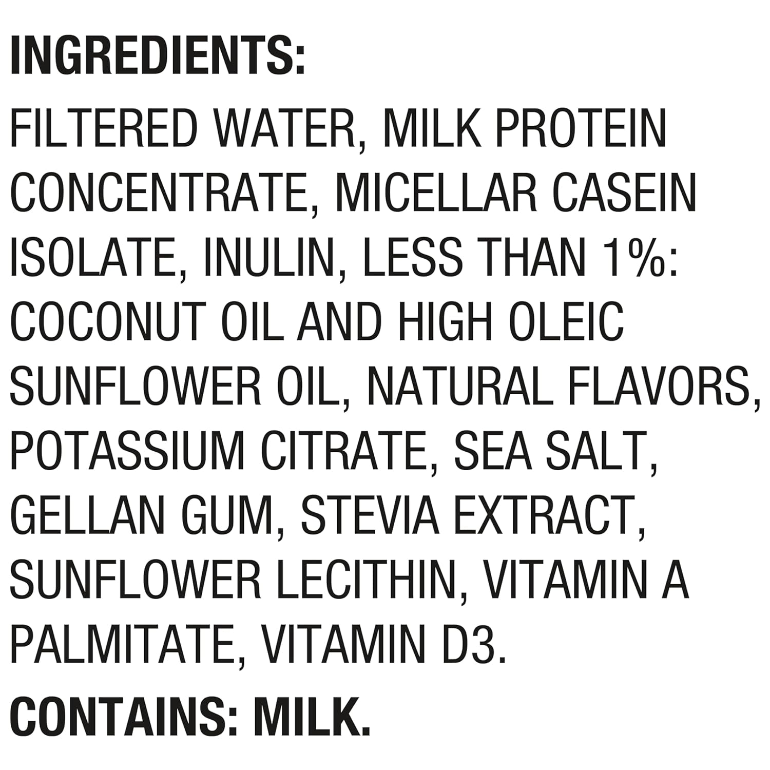 Oikos Protein Shake, Vanilla, 30G High Protein Drinks, 12 Fl oz Bottle, 12 Count​