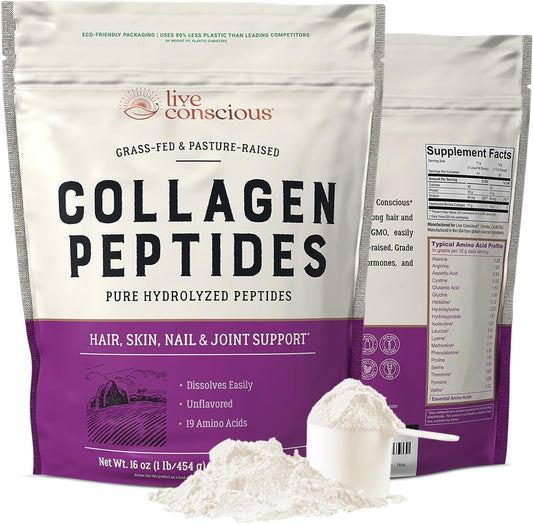 Live Conscious Collagen Peptides Powder