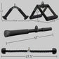 Cable Machine Attachment Set LAT Pulldown Attachments