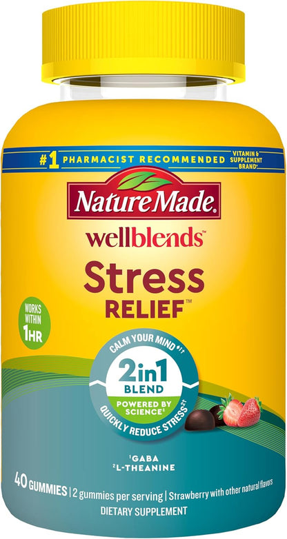 Nature Made Wellblends Stress Relief Gummies