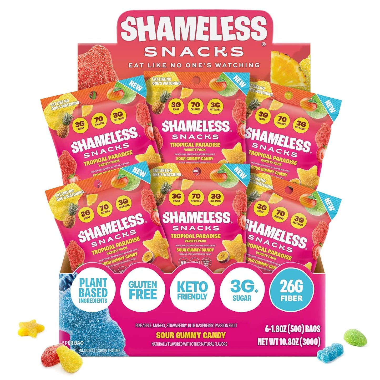 Shameless Snacks Tropical Paradise Mixed Bag