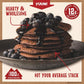 Kodiak Cakes Protein Pancake Power Cakes, Flapjack and Waffle Baking Mix, Dark Chocolate, 18 Ounce (Pack of 6)