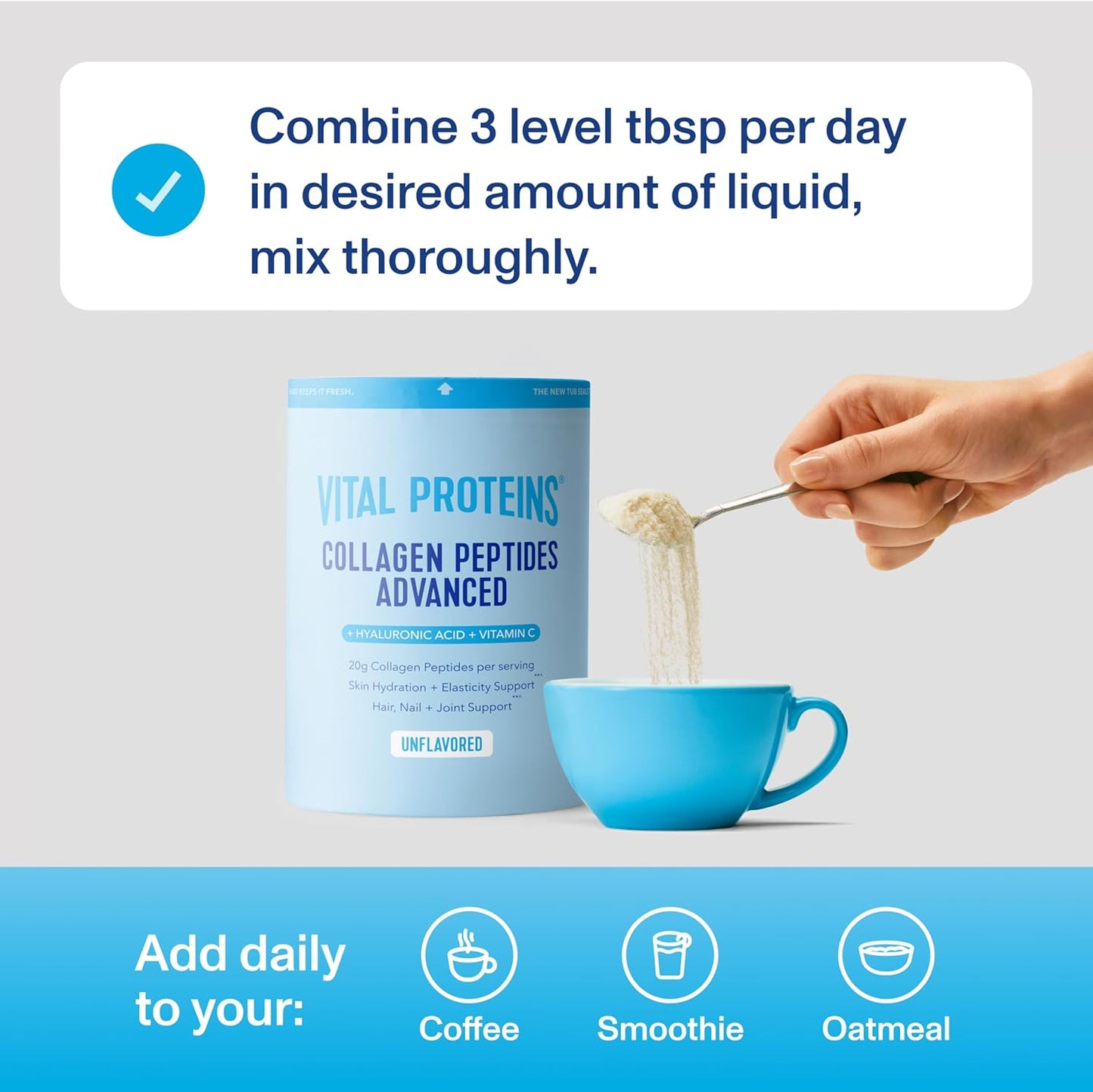 Vital Proteins Collagen Peptides Powder Advanced